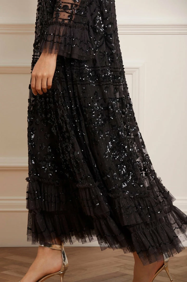 Top 10 ✨ Needle & Thread Holding LTD 👩 Womenswear Celia Long Sleeve Ankle Gown 🔔 7 Needle & Thread Holding LTD Womenswear Celia Long Sleeve Ankle Gown