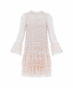 Needle & Thread Holding LTD Womenswear Celia Long Sleeve Mini Dress