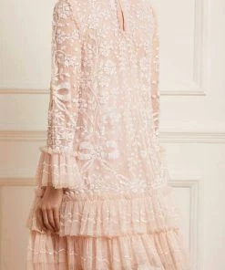 Needle & Thread Holding LTD Womenswear Celia Long Sleeve Mini Dress