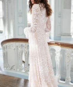 Top 10 🔥 Needle & Thread Holding LTD Celia Long Sleeve Ankle Gown 👩 Womenswear 🔔 23 Needle & Thread Holding LTD Celia Long Sleeve Ankle Gown Womenswear