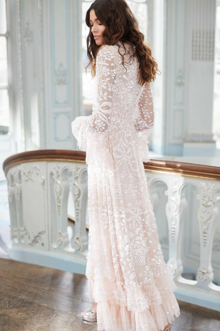 Top 10 🔥 Needle & Thread Holding LTD Celia Long Sleeve Ankle Gown 👩 Womenswear 🔔 13 Needle & Thread Holding LTD Celia Long Sleeve Ankle Gown Womenswear