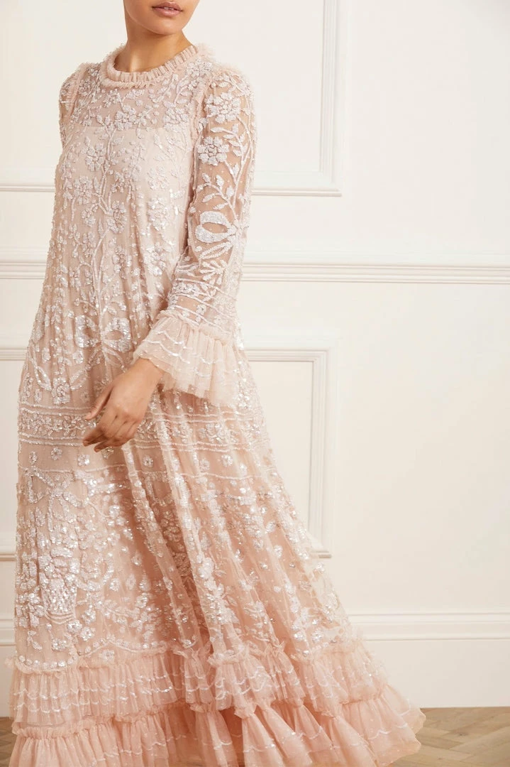 Top 10 🔥 Needle & Thread Holding LTD Celia Long Sleeve Ankle Gown 👩 Womenswear 🔔 6 Needle & Thread Holding LTD Celia Long Sleeve Ankle Gown Womenswear