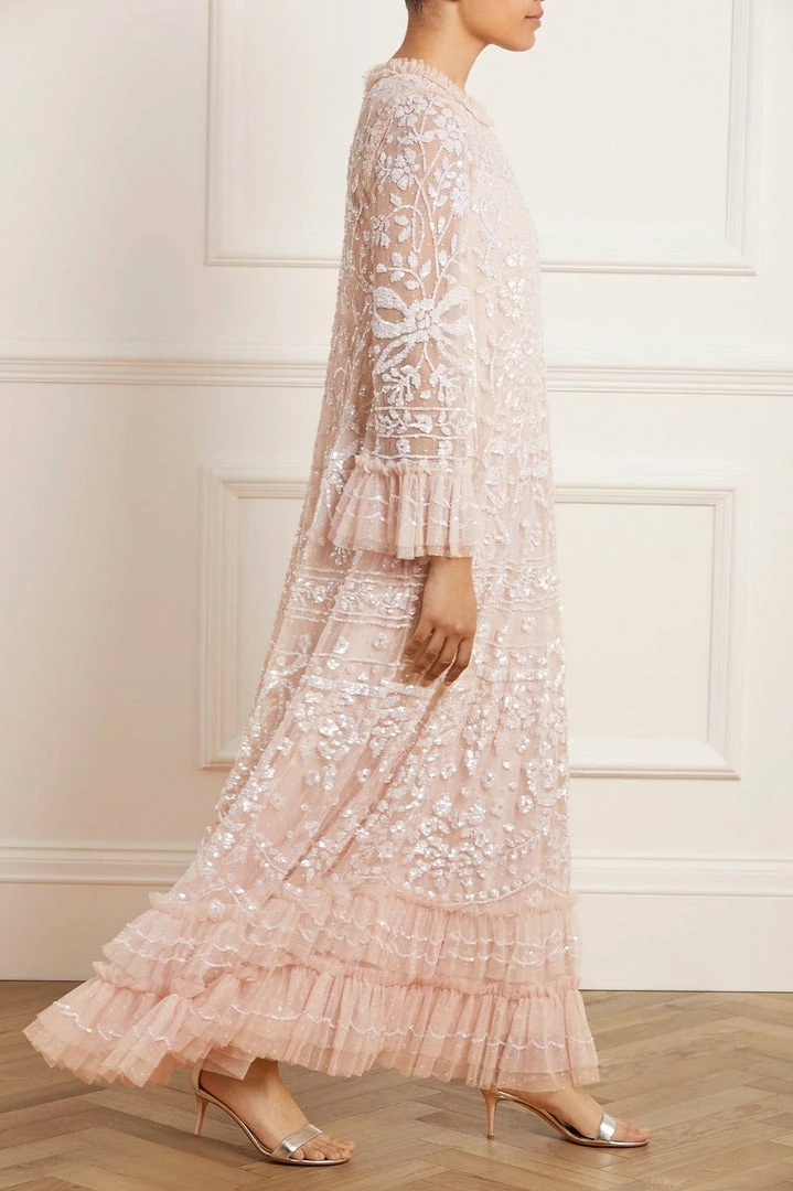 Top 10 🔥 Needle & Thread Holding LTD Celia Long Sleeve Ankle Gown 👩 Womenswear 🔔 7 Needle & Thread Holding LTD Celia Long Sleeve Ankle Gown Womenswear