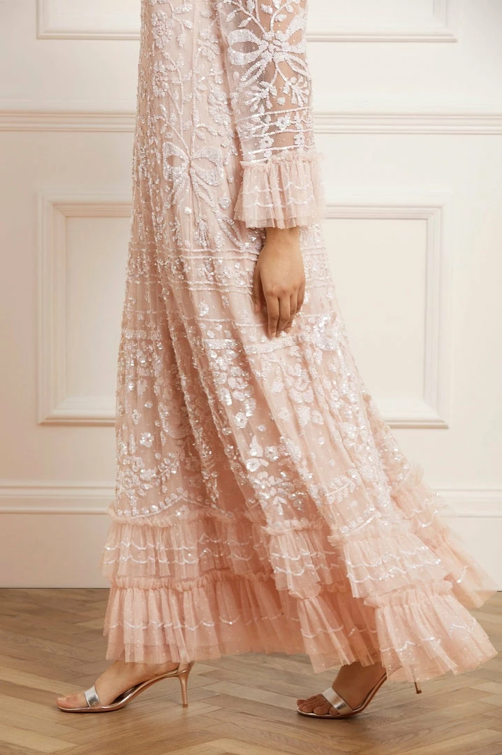 Top 10 🔥 Needle & Thread Holding LTD Celia Long Sleeve Ankle Gown 👩 Womenswear 🔔 8 Needle & Thread Holding LTD Celia Long Sleeve Ankle Gown Womenswear