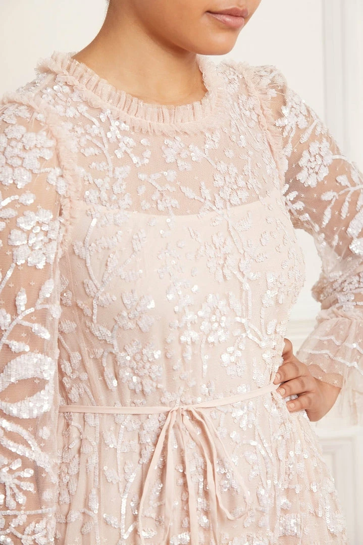 Top 10 🔥 Needle & Thread Holding LTD Celia Long Sleeve Ankle Gown 👩 Womenswear 🔔 9 Needle & Thread Holding LTD Celia Long Sleeve Ankle Gown Womenswear