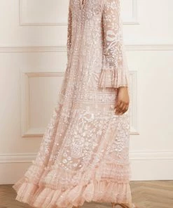 Top 10 🔥 Needle & Thread Holding LTD Celia Long Sleeve Ankle Gown 👩 Womenswear 🔔 21 Needle & Thread Holding LTD Celia Long Sleeve Ankle Gown Womenswear