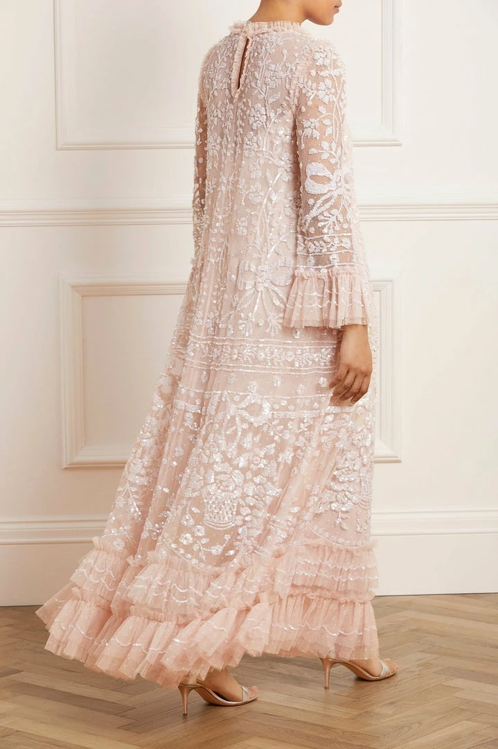 Top 10 🔥 Needle & Thread Holding LTD Celia Long Sleeve Ankle Gown 👩 Womenswear 🔔 11 Needle & Thread Holding LTD Celia Long Sleeve Ankle Gown Womenswear