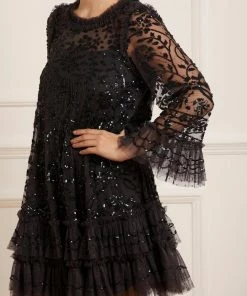 Best deal 🥰 Needle & Thread Holding LTD 👩 Womenswear Celia Long Sleeve Mini 👗 Dress 🎁 13 Needle & Thread Holding LTD Womenswear Celia Long Sleeve Mini Dress