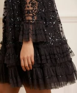 Best deal 🥰 Needle & Thread Holding LTD 👩 Womenswear Celia Long Sleeve Mini 👗 Dress 🎁 15 Needle & Thread Holding LTD Womenswear Celia Long Sleeve Mini Dress