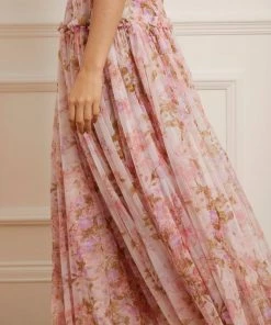 Needle & Thread Holding LTD Darling Meadow Off Shoulder Ankle Gown Summer Dresses