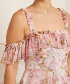 Needle & Thread Holding LTD Darling Meadow Off Shoulder Ankle Gown Summer Dresses