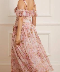 Needle & Thread Holding LTD Darling Meadow Off Shoulder Ankle Gown Summer Dresses