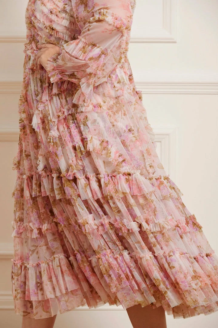 Budget 🔥 Needle & Thread Holding LTD Darling Meadow Ruffle Ballerina 👗 Dress 🔔 9 Needle & Thread Holding LTD Darling Meadow Ruffle Ballerina Dress