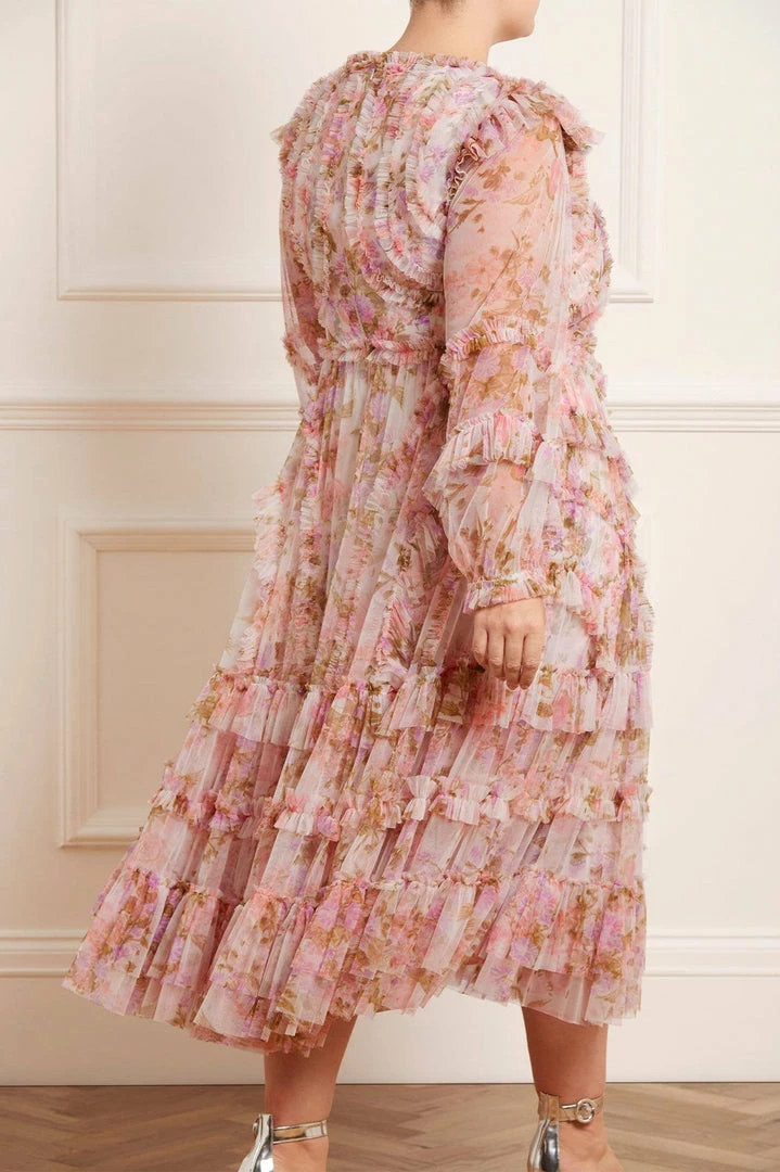 Budget 🔥 Needle & Thread Holding LTD Darling Meadow Ruffle Ballerina 👗 Dress 🔔 10 Needle & Thread Holding LTD Darling Meadow Ruffle Ballerina Dress