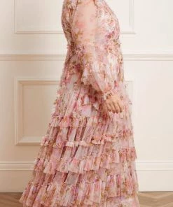 Needle & Thread Holding LTD Darling Meadow Ruffle Gown