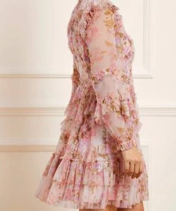 Needle & Thread Holding LTD Darling Meadow Ruffle Mini Dress