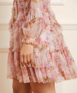 Needle & Thread Holding LTD Darling Meadow Ruffle Mini Dress