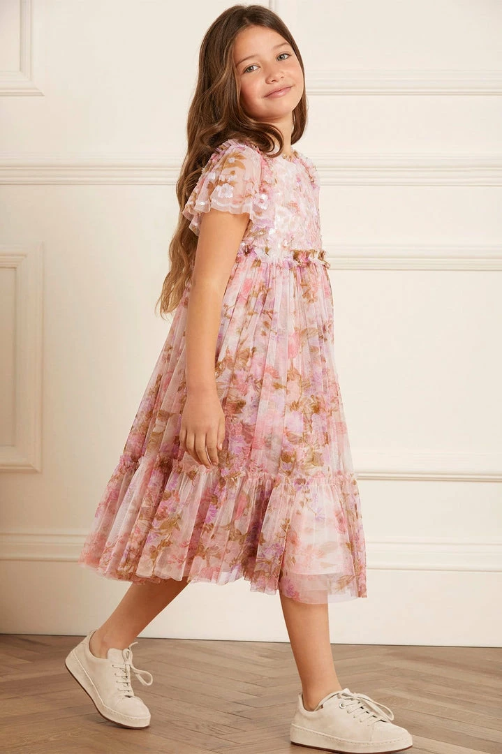 Cheapest 😀 Needle & Thread Holding LTD Darling Meadow Sequin Bodice Kids 👗 Dress 🎁 5 Needle & Thread Holding LTD Darling Meadow Sequin Bodice Kids Dress