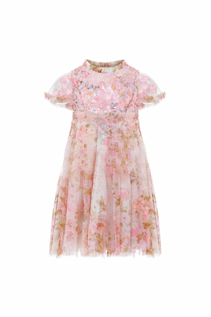 Cheapest 😀 Needle & Thread Holding LTD Darling Meadow Sequin Bodice Kids 👗 Dress 🎁 4 Needle & Thread Holding LTD Darling Meadow Sequin Bodice Kids Dress