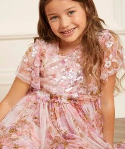 Cheapest 😀 Needle & Thread Holding LTD Darling Meadow Sequin Bodice Kids 👗 Dress 🎁 12 Needle & Thread Holding LTD Darling Meadow Sequin Bodice Kids Dress
