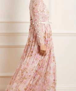 Needle & Thread Holding LTD Womenswear Darling Meadow V-Neck Bodice Ankle Gown