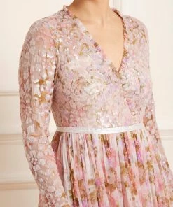 Needle & Thread Holding LTD Womenswear Darling Meadow V-Neck Bodice Ankle Gown