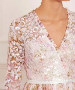 Needle & Thread Holding LTD Darling Meadow V-Neck Bodice Midaxi Dress Womenswear