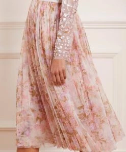 Needle & Thread Holding LTD Darling Meadow V-Neck Bodice Midaxi Dress Womenswear