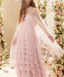 Brand new โ Needle & Thread Holding LTD Elizabeth Rose Midaxi Cape ๐ฉ Womenswear ๐ฅฐ 13 Needle & Thread Holding LTD Elizabeth Rose Midaxi Cape Womenswear