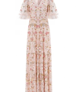 Needle & Thread Holding LTD Enchanted Meadow Sequin V-Neck Gown