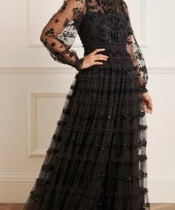 Needle & Thread Holding LTD Eve Sequin Gown Womenswear