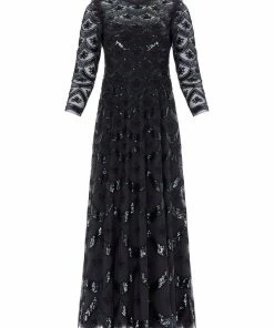Needle & Thread Holding LTD Womenswear Fifi Long Sleeve Ankle Gown