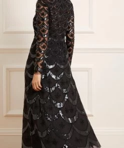 Needle & Thread Holding LTD Womenswear Fifi Long Sleeve Ankle Gown