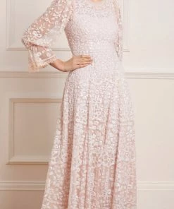 Needle & Thread Holding LTD Filigree Lace Sequin Ankle Gown Womenswear