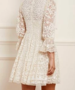 Hot Sale 😉 Needle & Thread Holding LTD 👩 Womenswear Filigree Lace Sequin Mini 👗 Dress 😀 17 Needle & Thread Holding LTD Womenswear Filigree Lace Sequin Mini Dress