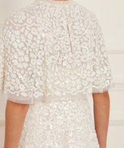 Wholesale ๐ฅฐ Needle & Thread Holding LTD ๐ฉ Womenswear Filigree Lace Sequin Short Cape โ 9 Needle & Thread Holding LTD Womenswear Filigree Lace Sequin Short Cape