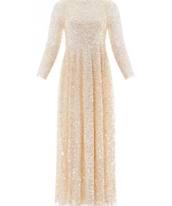 Needle & Thread Holding LTD Floral Daze Sequin Ankle Gown Womenswear