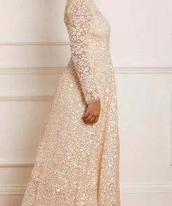 Needle & Thread Holding LTD Floral Daze Sequin Ankle Gown Womenswear