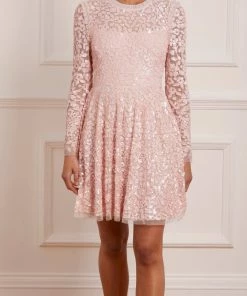 Needle & Thread Holding LTD Floral Daze Sequin Micro Mini Dress Womenswear