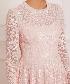 Needle & Thread Holding LTD Floral Daze Sequin Micro Mini Dress Womenswear