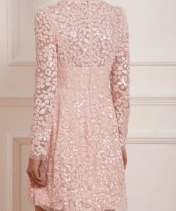 Needle & Thread Holding LTD Floral Daze Sequin Micro Mini Dress Womenswear