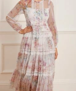 Needle & Thread Holding LTD Floral Wonder Ankle Gown Womenswear