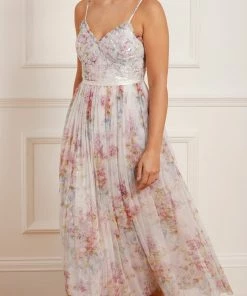 Needle & Thread Holding LTD Floral Wonder Bodice Cami Ankle Gown