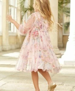 Needle & Thread Holding LTD Floral Wonder Garland Kids Dress