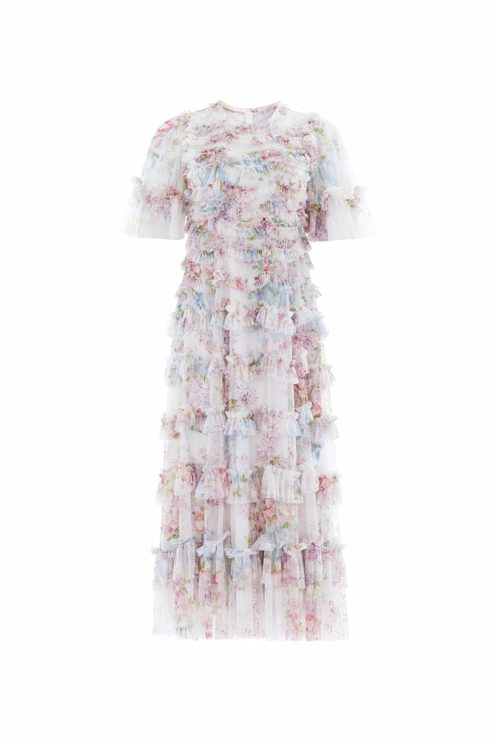 Hot Sale π Needle & Thread Holding LTD π© Womenswear Floral Wonder Ruffle Ballerina π Dress π₯° 4 Needle & Thread Holding LTD Womenswear Floral Wonder Ruffle Ballerina Dress