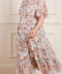 Hot Sale π Needle & Thread Holding LTD π© Womenswear Floral Wonder Ruffle Ballerina π Dress π₯° 12 Needle & Thread Holding LTD Womenswear Floral Wonder Ruffle Ballerina Dress