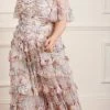 Needle & Thread Holding LTD Womenswear Floral Wonder Ruffle Gown