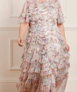 Best reviews of β Needle & Thread Holding LTD π© Womenswear Floral Wonder Ruffle Gown π 18 Needle & Thread Holding LTD Womenswear Floral Wonder Ruffle Gown