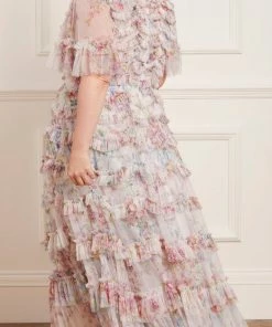 Best reviews of β Needle & Thread Holding LTD π© Womenswear Floral Wonder Ruffle Gown π 28 Needle & Thread Holding LTD Womenswear Floral Wonder Ruffle Gown
