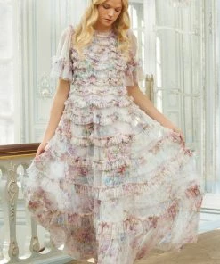 Best reviews of β Needle & Thread Holding LTD π© Womenswear Floral Wonder Ruffle Gown π 29 Needle & Thread Holding LTD Womenswear Floral Wonder Ruffle Gown